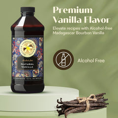 DOCTOR VANILLA ARTISANAL label close-up highlighting certifications and ingredients