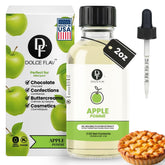 Dolce Flav front bottle showing 2-ounce apple extract, highlights concentrated flavor