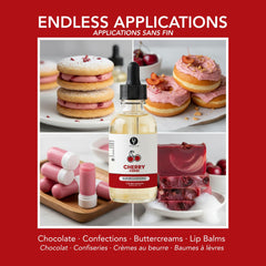 Dolce Flav used in frosting to add bold cherry flavor benefit