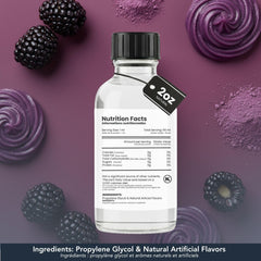 Dolce Flav being added to cake batter to boost blackberry taste without thinning