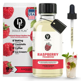 Dolce Flav bottle front label showing product identity and benefits