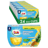 Dole front packaging showing 24-count cups and brand clarity for pantry storage