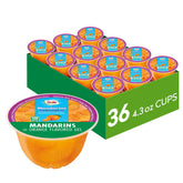 Dole front packaging showing 36-count mandarins for convenient snacking