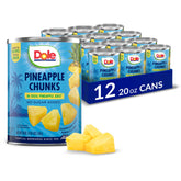 Dole front packaging showing 12-pack and convenience benefits