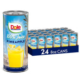 Dole front packaging showing vibrant can and tropical branding, quick grab benefit