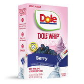 Juicy Mixes Dole Whip Berry front packaging showing six on-the-go packets for convenience