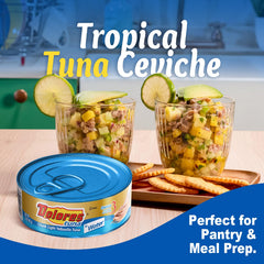 Dolores tuna salad in a bowl with vegetables, makes quick healthy meals
