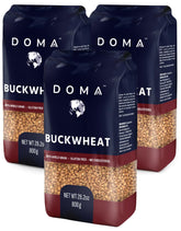 DOMA front packaging three-bag bundle shows size and resealable feature