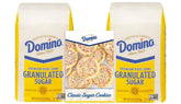 Domino front packaging showing clear label and easy storage benefits