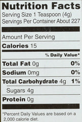 Domino close label showing product details and ingredient simplicity benefit clarity