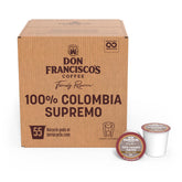 Don Francisco's front packaging 55ct showing brand and product benefits