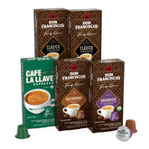 Don Francisco's front packaging showing variety pack and benefits