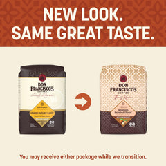 Don Francisco's one-way valve and nitrogen-flush detail preserving freshness