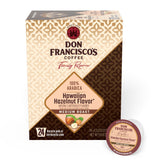Don Francisco's front packaging showing 24ct pods, convenient portioned coffee