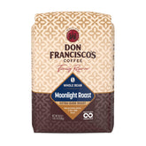 Don Francisco's front packaging showing 18 oz bag and bold roast benefits