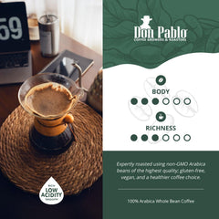 Don Pablo bag resealable zipper preserving freshness and aroma