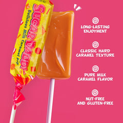 Donty-Tonty close-up of caramel texture highlighting smooth chewy consistency