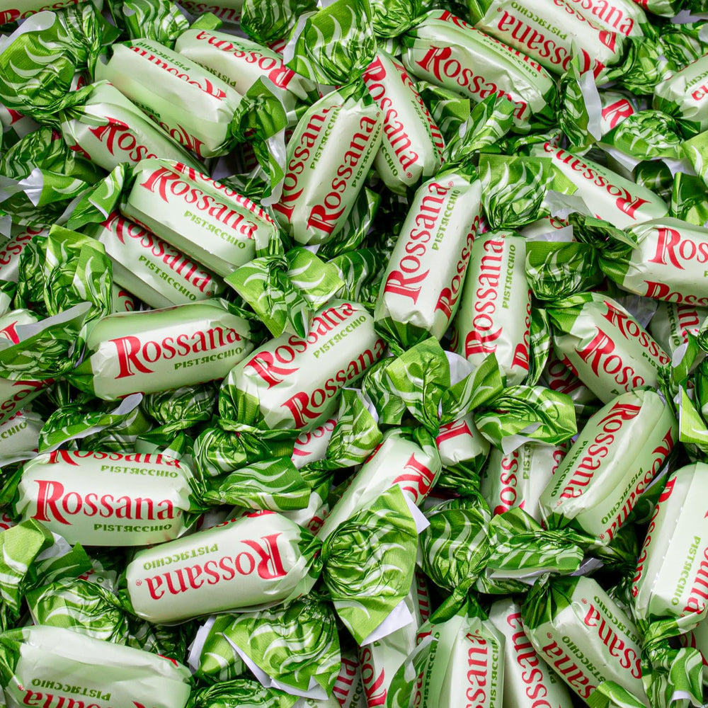 Donty-Tonty front packaging showing clear bag and visible pistachio candies, highlights freshness