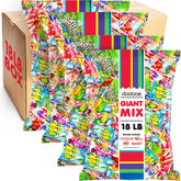 Dooboe front packaging showing the full 18 lb assortment and easy grab-and-serve convenience
