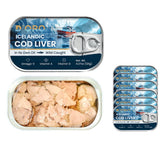D'ORO front packaging 6-pack showing premium tins and branding benefits