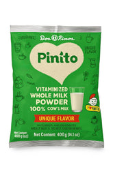 DOS PINOS front can showing label and size, clear identification benefit