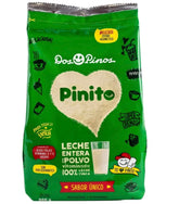Dos Pinos Pinito front packaging showing product and family-size benefit