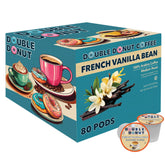 Double Donut front packaging showing 80-count pods and convenience