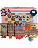 Double Donut Coffee front packaging showing variety pack and easy-serving appeal