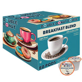 Double Donut front packaging showing 80-count bulk pods and value