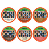 Double Donut front packaging showing variety pack and recyclable label for easy choice