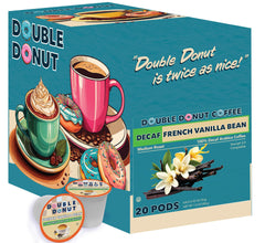 Double Donut pod with Arabica grounds illustrating rich bean quality
