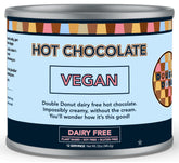 Double Donut Coffee canister front view showing product branding and size, ideal for pantry