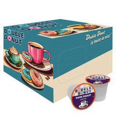 Double Donut close-up of a single recyclable pod highlighting pod detail and quality