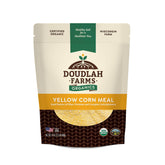 Doudlah Farms front packaging shows organic label and clear benefit