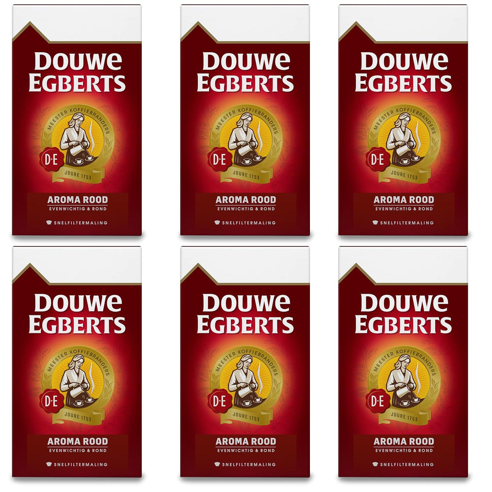 Douwe Egberts front packaging showing bag design and weight benefit