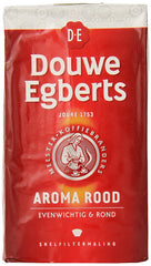Douwe Egberts front packaging showing twin 17.64 oz bags and clear brand benefit
