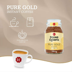 Douwe Egberts preparing a cup with hot water for quick enjoyment