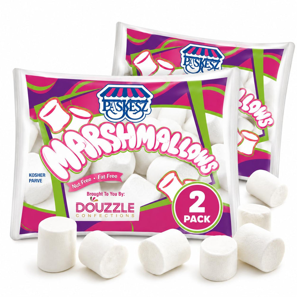 DOUzzle front packaging showing two 8 oz bags and product benefits