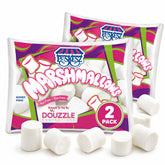 DOUzzle front packaging showing two 8 oz bags and product benefits