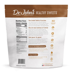 Dr. John's individually wrapped candy close-up highlighting cleanliness and portability