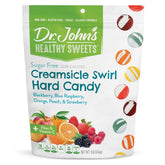 Dr. John's front packaging showing creamsicle swirls and resealable bag benefit