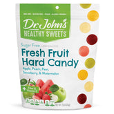 Dr. John's front packaging showing brand and fruit-flavored sugar free candies for grab-and-go benefit