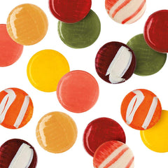 Dr. John's individually wrapped candy in hand illustrating portable convenience