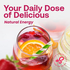 Dr. Smoothie Strawberry Acai served over ice in glass showing refreshing appeal