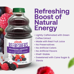 Dr. Smoothie served in a glass with ice showing refreshing floral berry finish