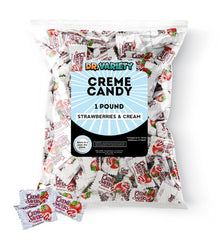 Dr. Variety resealable front pouch showing 1 lb bulk packaging and freshness