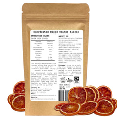 Drink Botanicals Ireland close-up texture of a dried blood orange ring benefit: preserved aroma