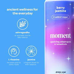 Drink Your Meditation with berries, hibiscus, jasmine ingredients for natural flavor