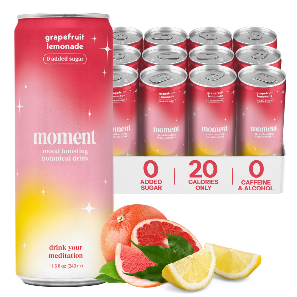 Drink Your Meditation front can showing grapefruit-lemonade benefit