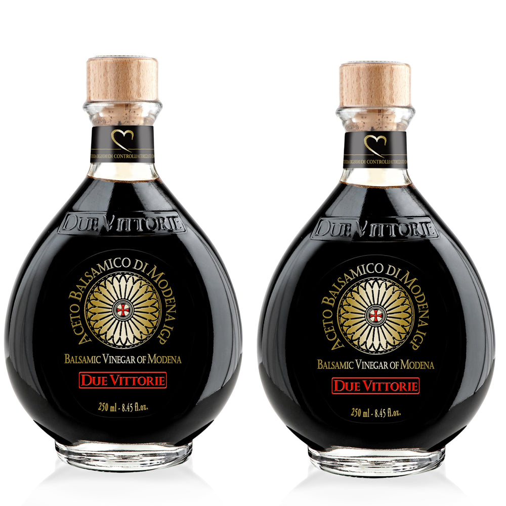 Due Vittorie Oro front bottle showing elegant packaging and premium appeal